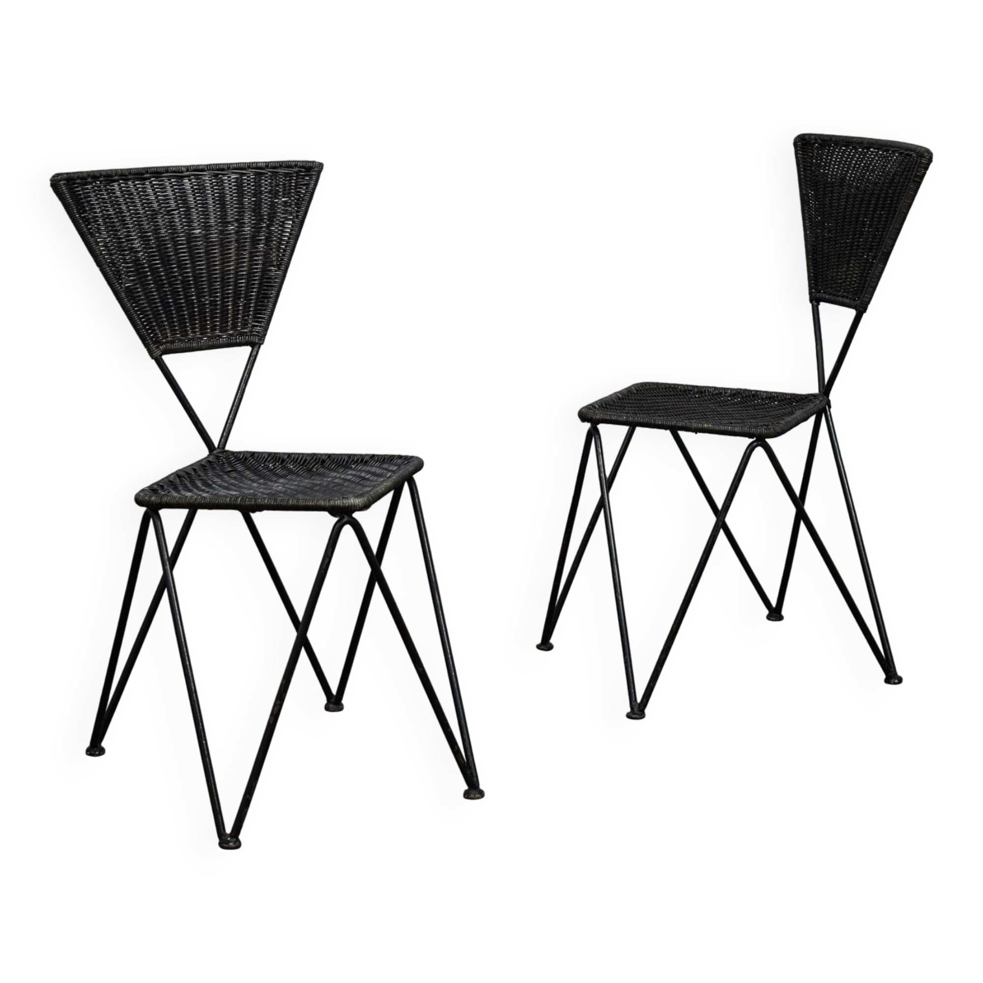 Paire de chaises “Sonett” par Karl Fostel Seniors Erben (années 1950)