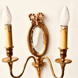 Louis XVI Wall Lamp Mirror Lucien Gau