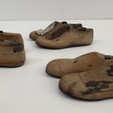 Lot d'embauchoirs (ou formes à chaussures de cordonnier) anciens