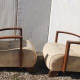 Pair of art deco armchairs 1930