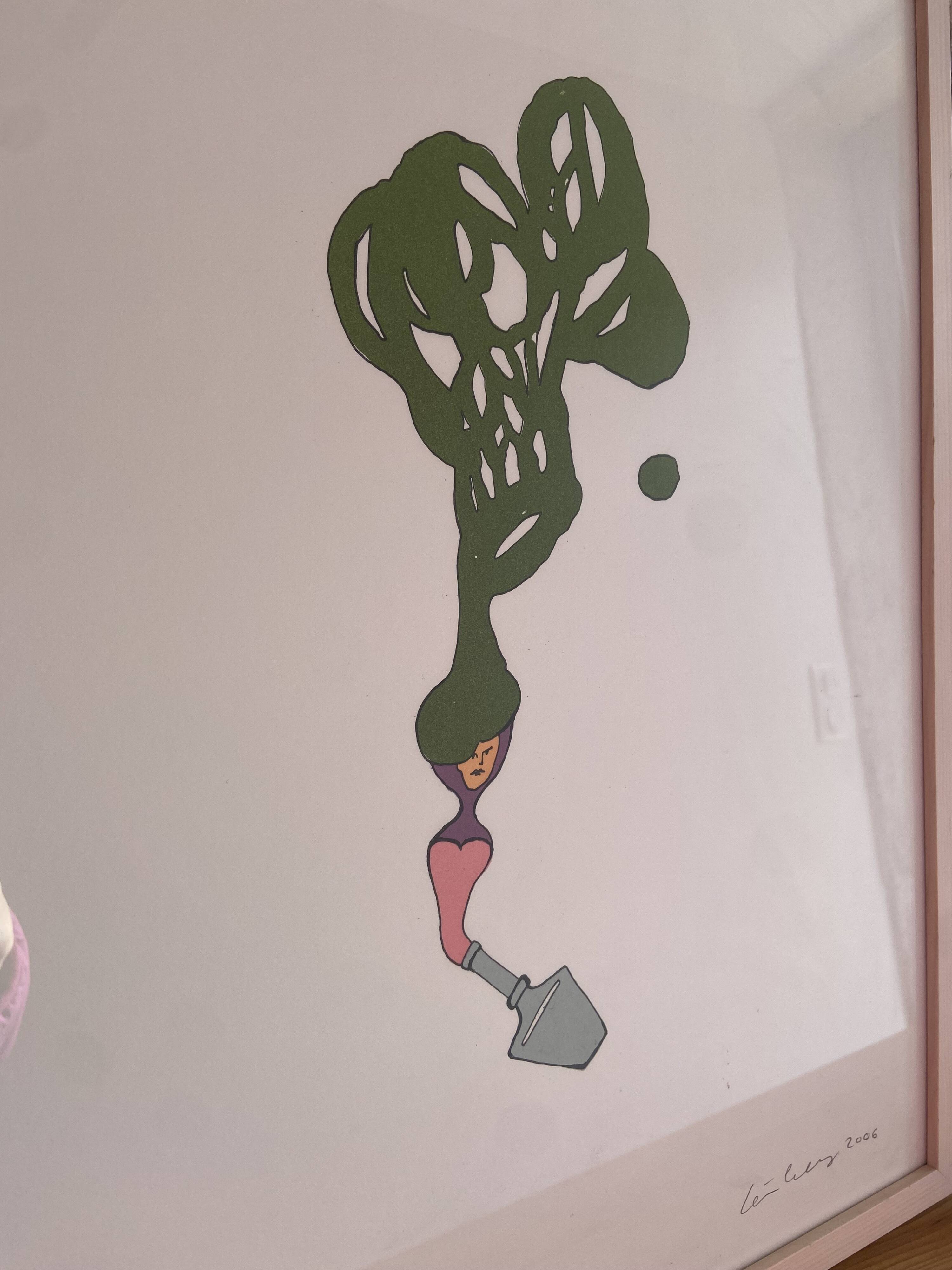 Lithograph "Mermaid" Carin Ellberg