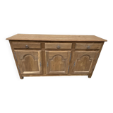 Solid Oak Sideboard Mid 20th Century