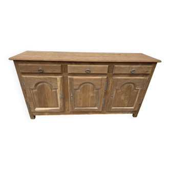 Solid Oak Sideboard Mid 20th Century