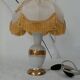 Porcelain bedside lamp, vintage.