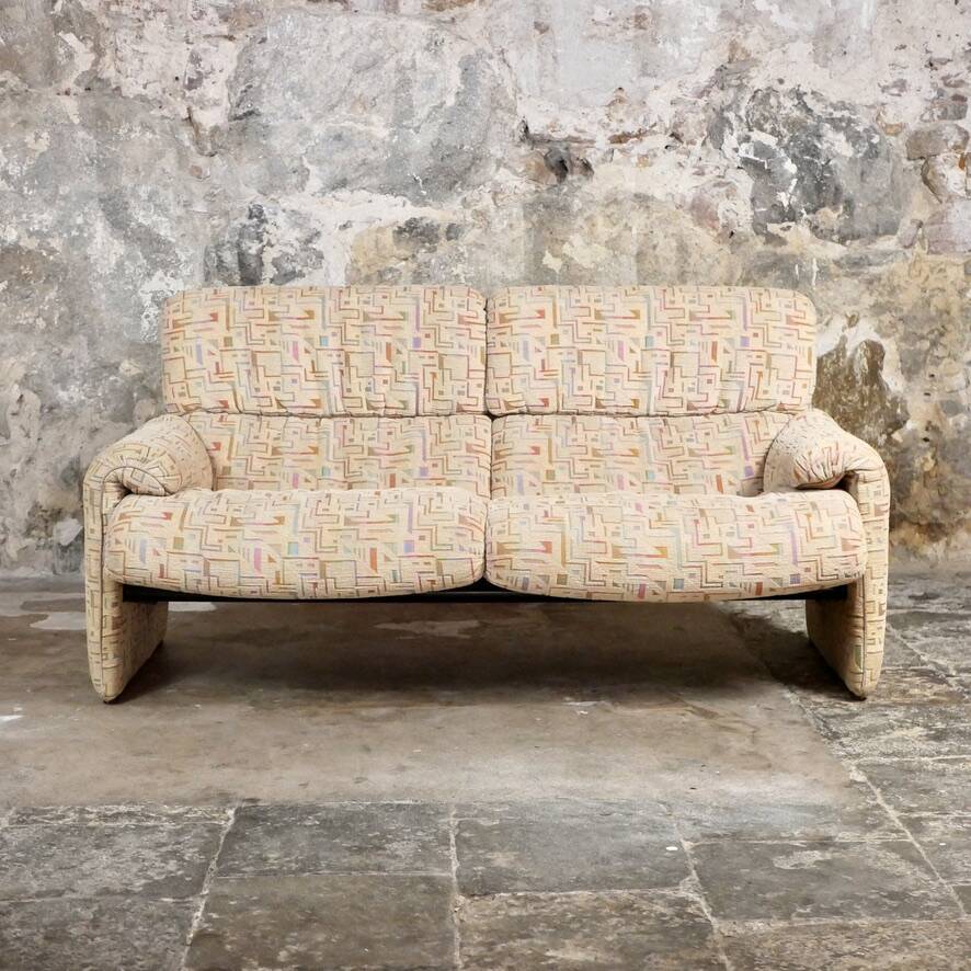 Strässle graphic sofa, 1980s