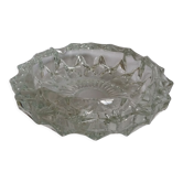 Empty glass ashtray large format pocket