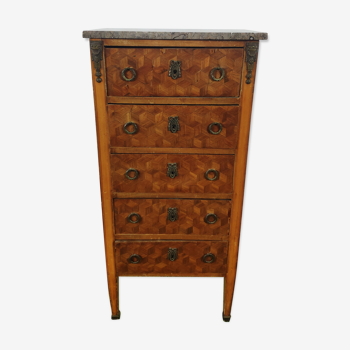 Furniture style Louis XVI marquetry