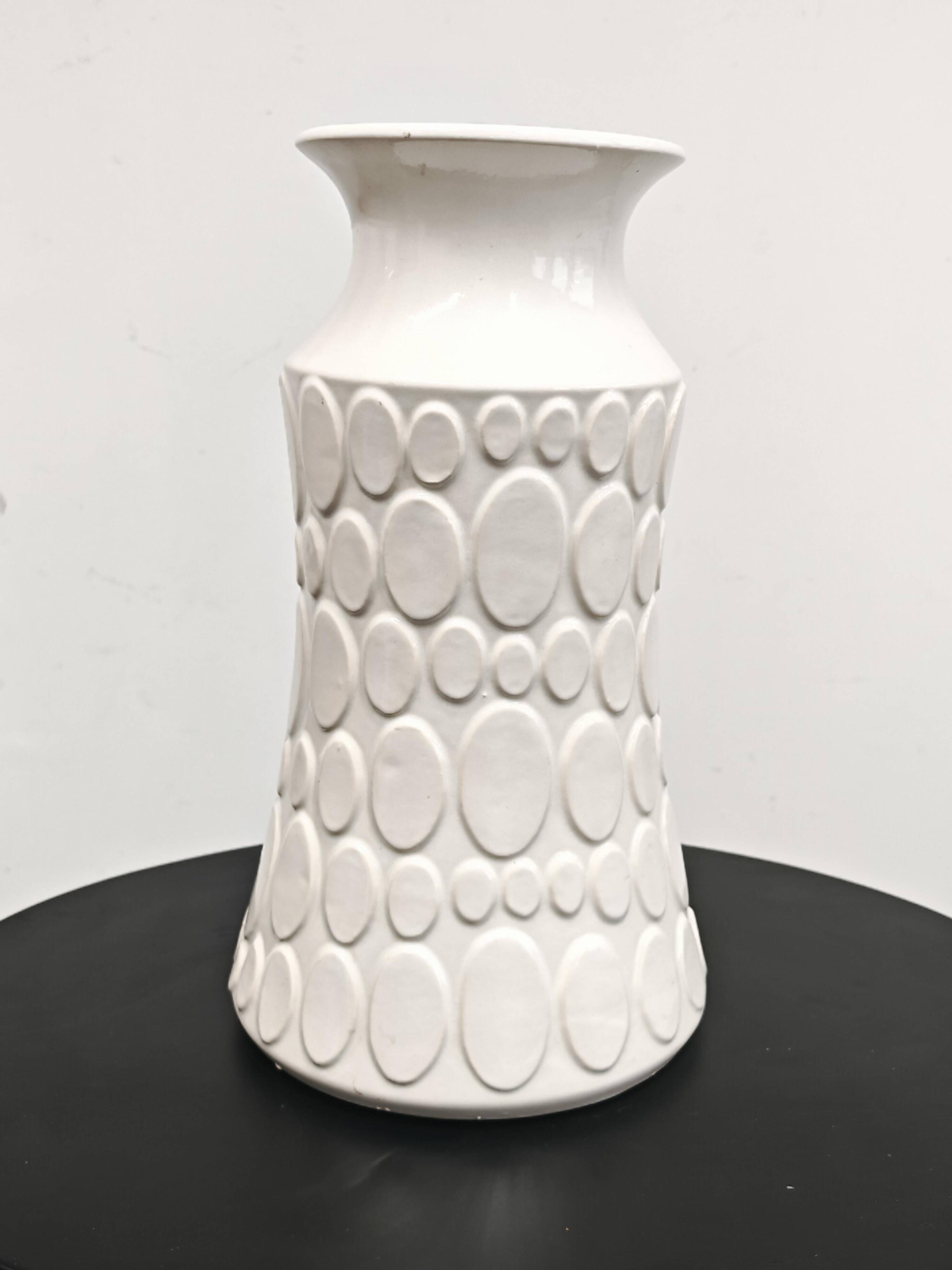 XL ceramic vase Mid Century Modern by Jasba 1970s