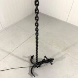 Brutalist chain & anchor floor lamp 1960’s