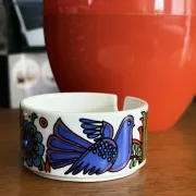 Vintage ceramic ashtray with "Acapulco" pattern – Villeroy & Boch