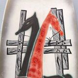 Ceramic Centerpiece / Catchall / Decorative Piece by Petucco & Tolio, Italy