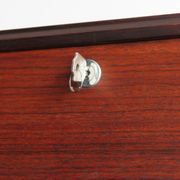 Scandinavian midcentury darkwood chest of drawers 1950s