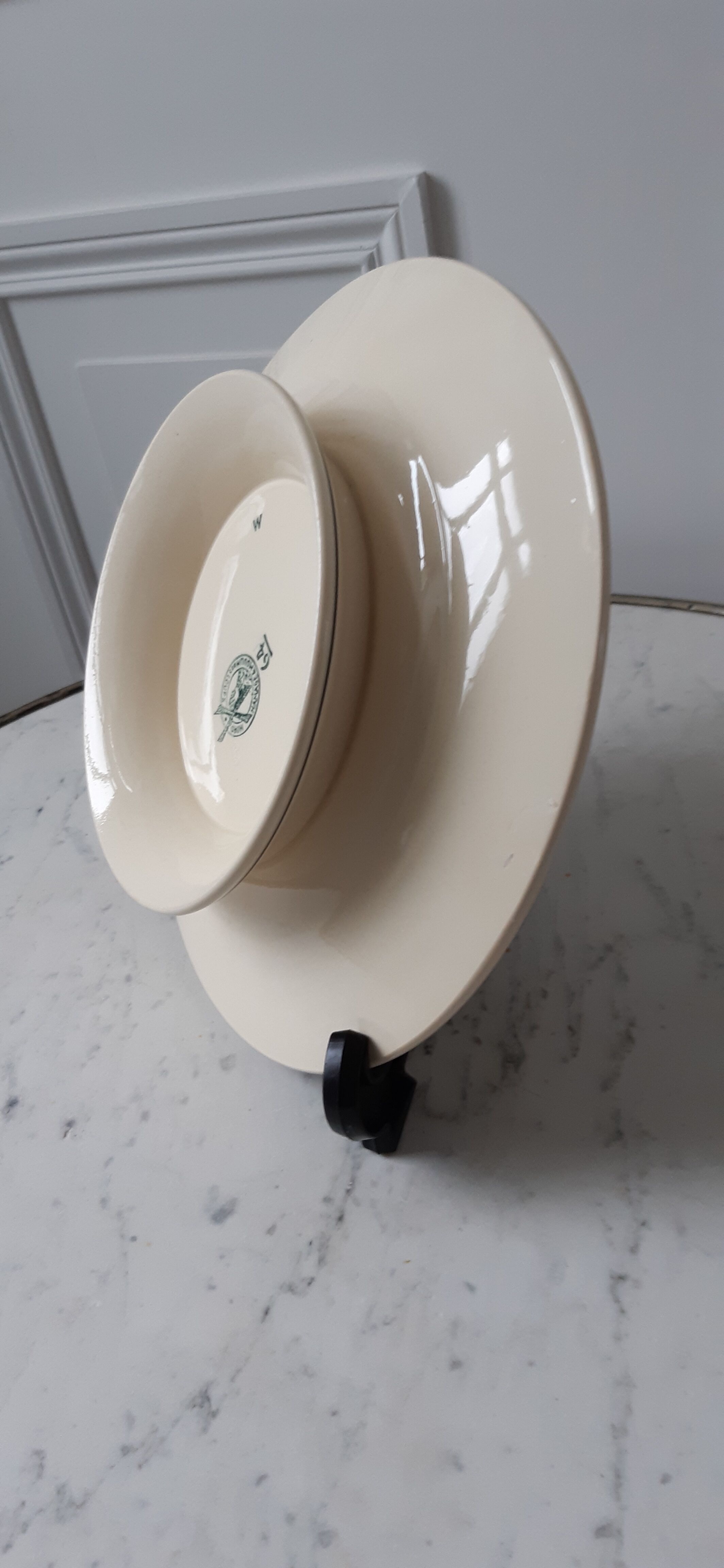 Compotier Moulin des Loups Terre de Fer late nineteenth