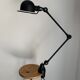 Vintage lamp 1960 Jielde 2 arm black matte original - 100 cm