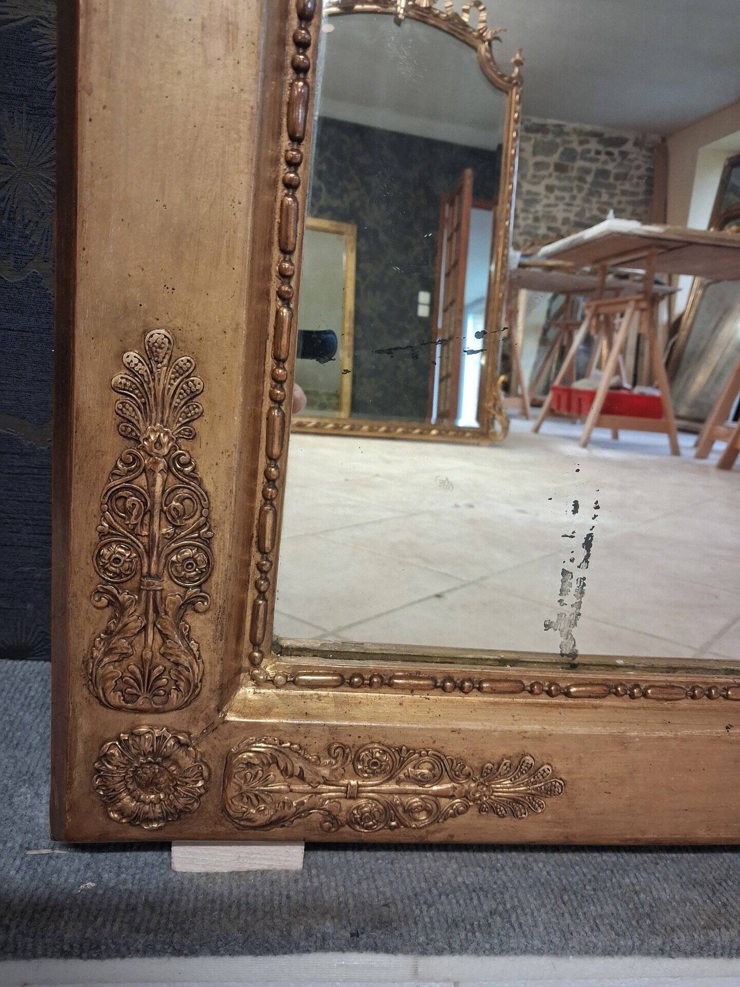 Miroir époque empire 165 x 116