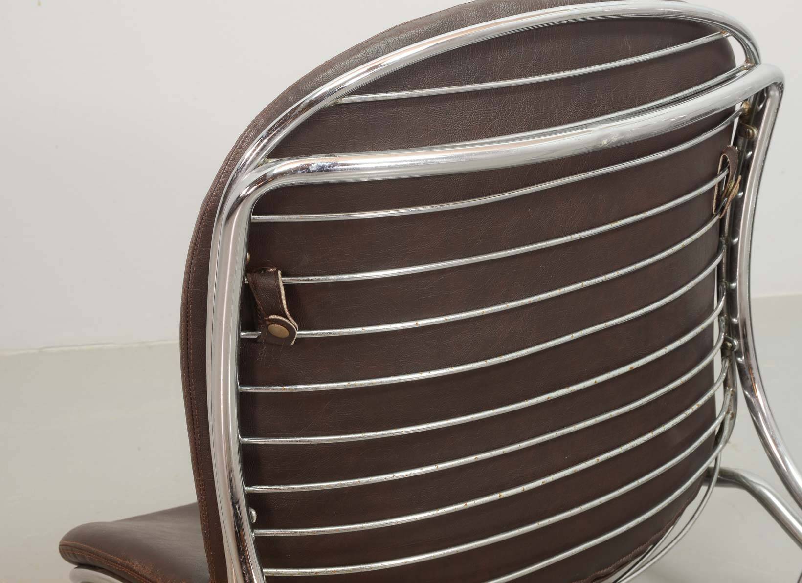 Gastone Rinaldi Italian Design 'Sabrina' Dining Chairs for Rima Italy 1970s