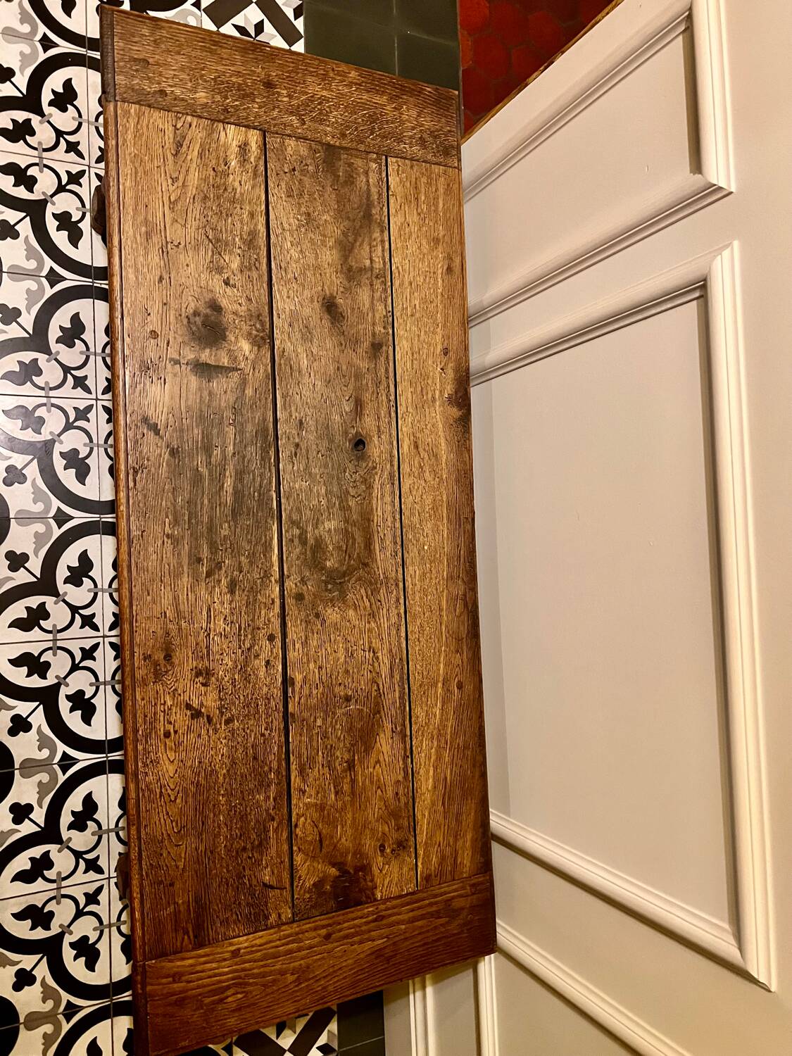 Rustic oak coffee table