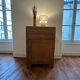Small honey-coloured wooden buffet