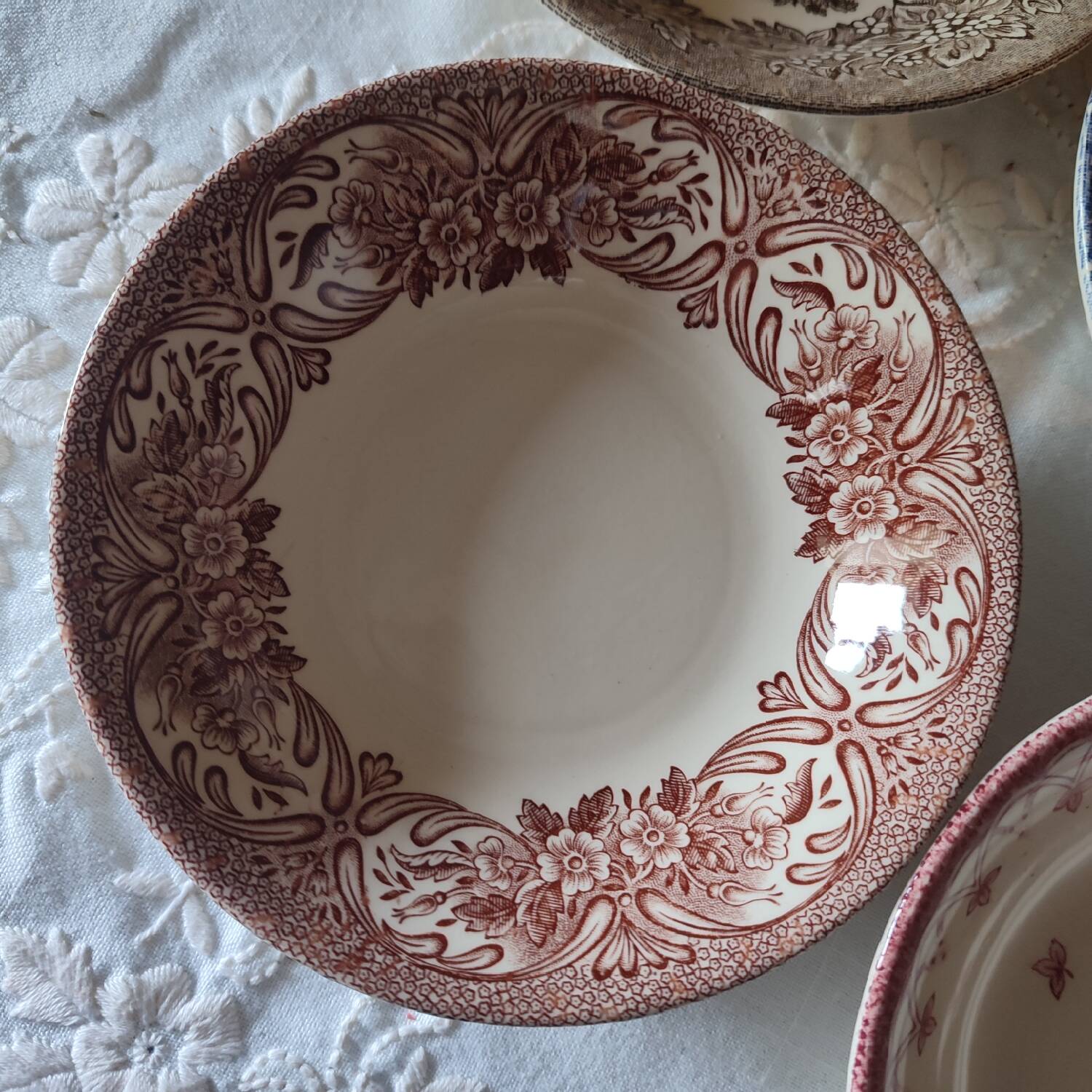 Four old bowls or cups from England