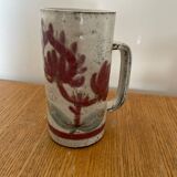 Vintage tankard signed Gustave Reynaud – Atelier Le Mûrier, Vallauris –