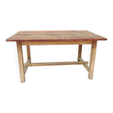 Solid wood farm table