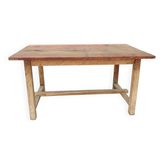 Solid wood farm table