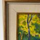 Mid Century Vintage Oil Framed Painting - The Courtyard