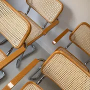 Quatre chaises Cesca vintage