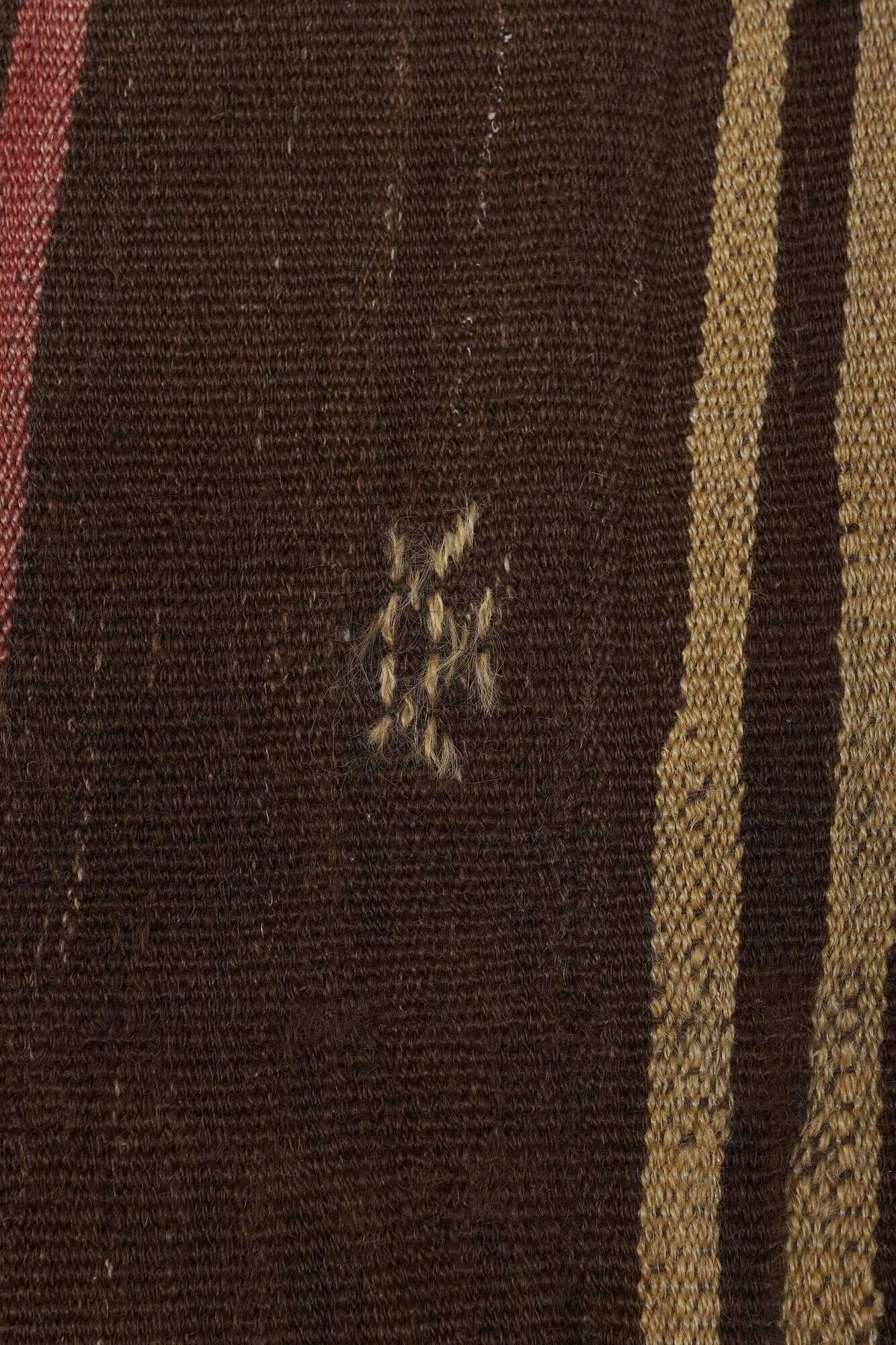 Vintage Turkish kilim, handwoven, 160x380 cm.