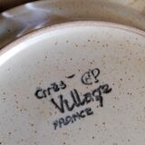 Service 12 flat plates sandstone Village CNP France