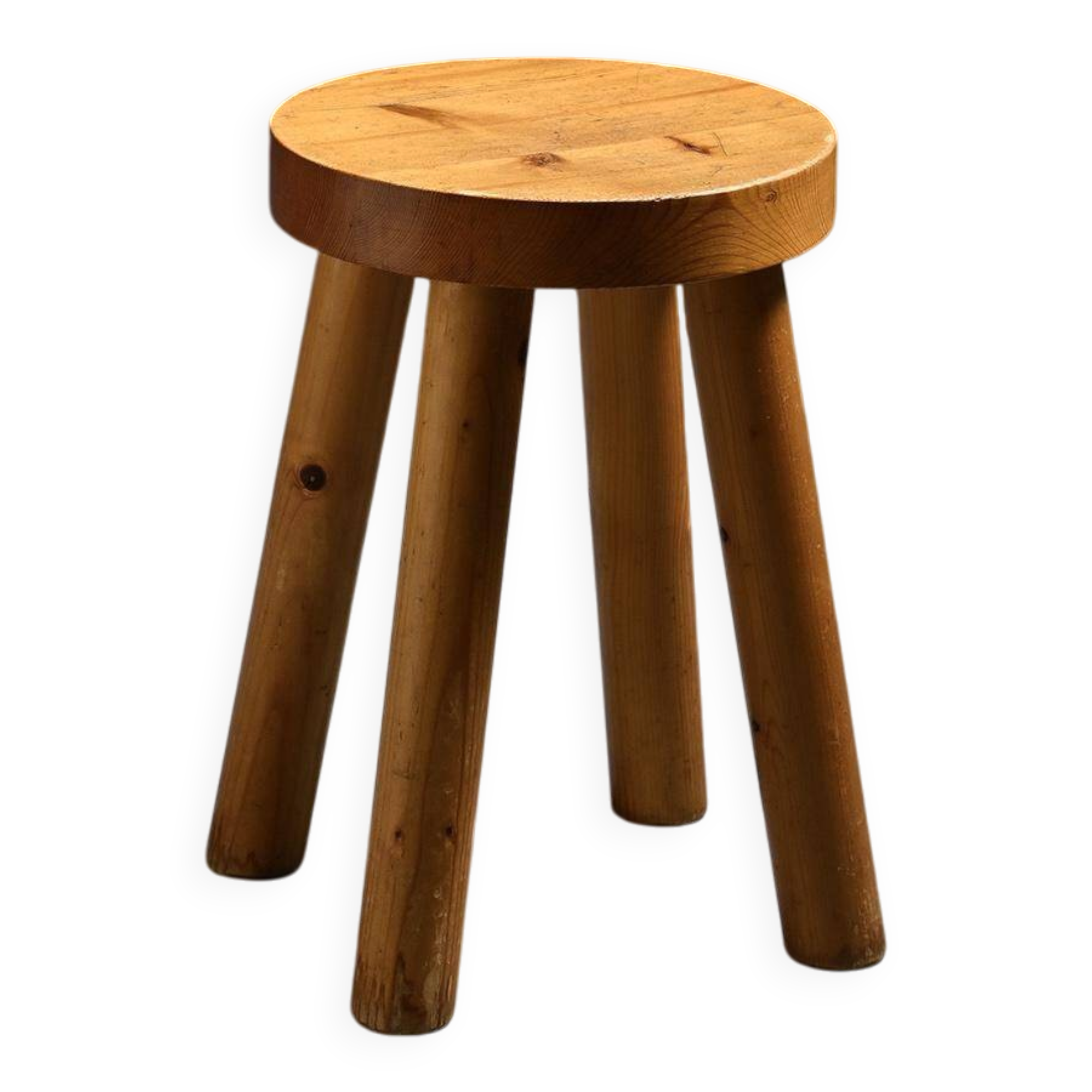 Stool by René Martin for a chalet in Méribel, circa 1965