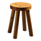 Stool by René Martin for a chalet in Méribel, circa 1965
