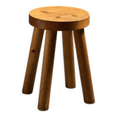 Stool by René Martin for a chalet in Méribel, circa 1965