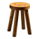 Stool by René Martin for a chalet in Méribel, circa 1965