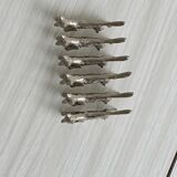 Set of 6 metal fox knife rests