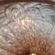Art Deco Pink Opaline Glass Suspension Lamp Shade Rose Detail