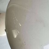 White table lamp / vintage space age desk lamp