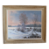 Rateau "Snowy landscape" framed HST painting