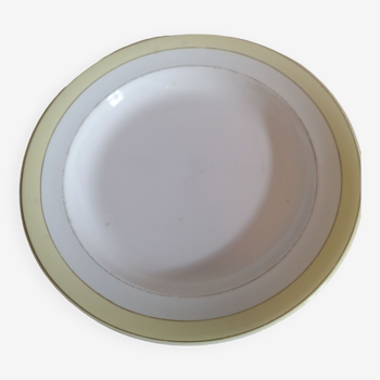 Yellow opaceline dish