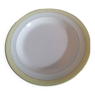 Yellow opaceline dish