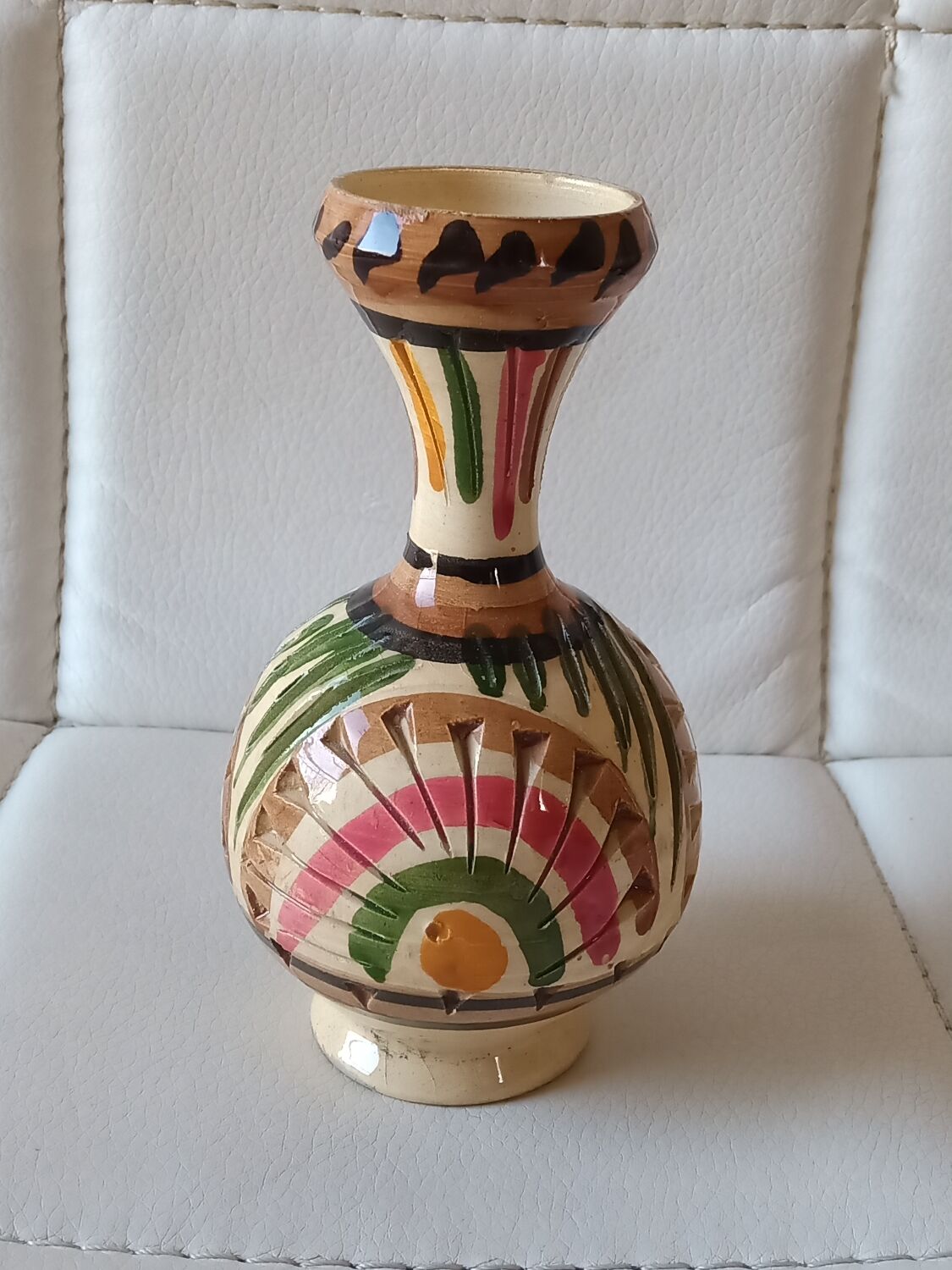 Numbered oriental vase
