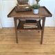 Antique coffee table with 2 tiers
