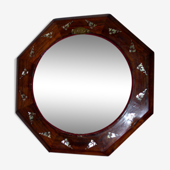 Octagonal ice cream mahogany e t mother-of-pearl 1830