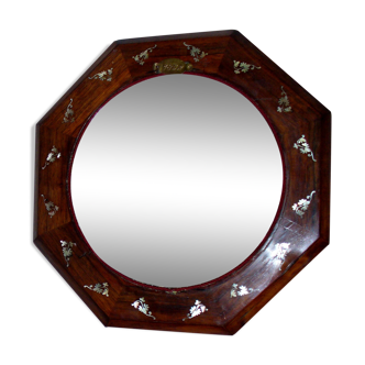 Octagonal ice cream mahogany e t mother-of-pearl 1830