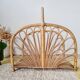 Magazine rack, vintage rattan storage
