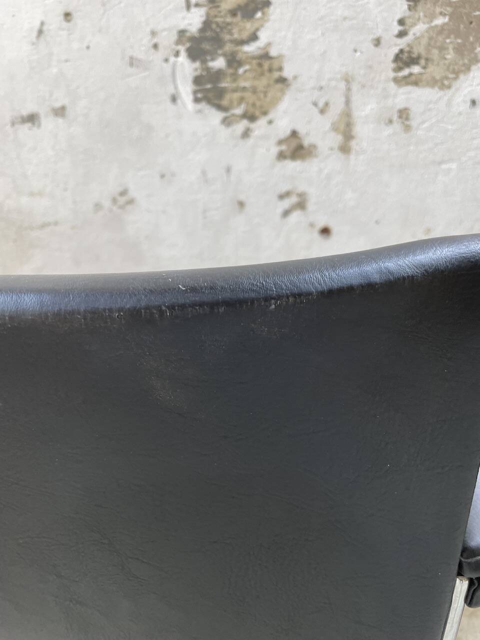 Pair of chrome office chairs