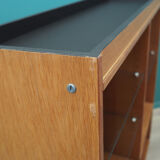 Oak bookcase, Danish design, 1970s, manufactured by ÆJM Møbler