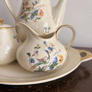 Tea Service Café Courtoisie Keramis Boch Louvière Art Deco Phoenix Bird