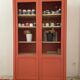 Vintage art deco terracotta wardrobe