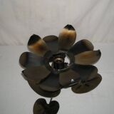 Water lily table lamp - Jansen style from the 70s